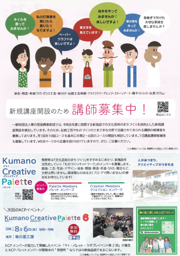 人があつまりクリエイティブがうまれる Kumano Creative Palette4 PDF
