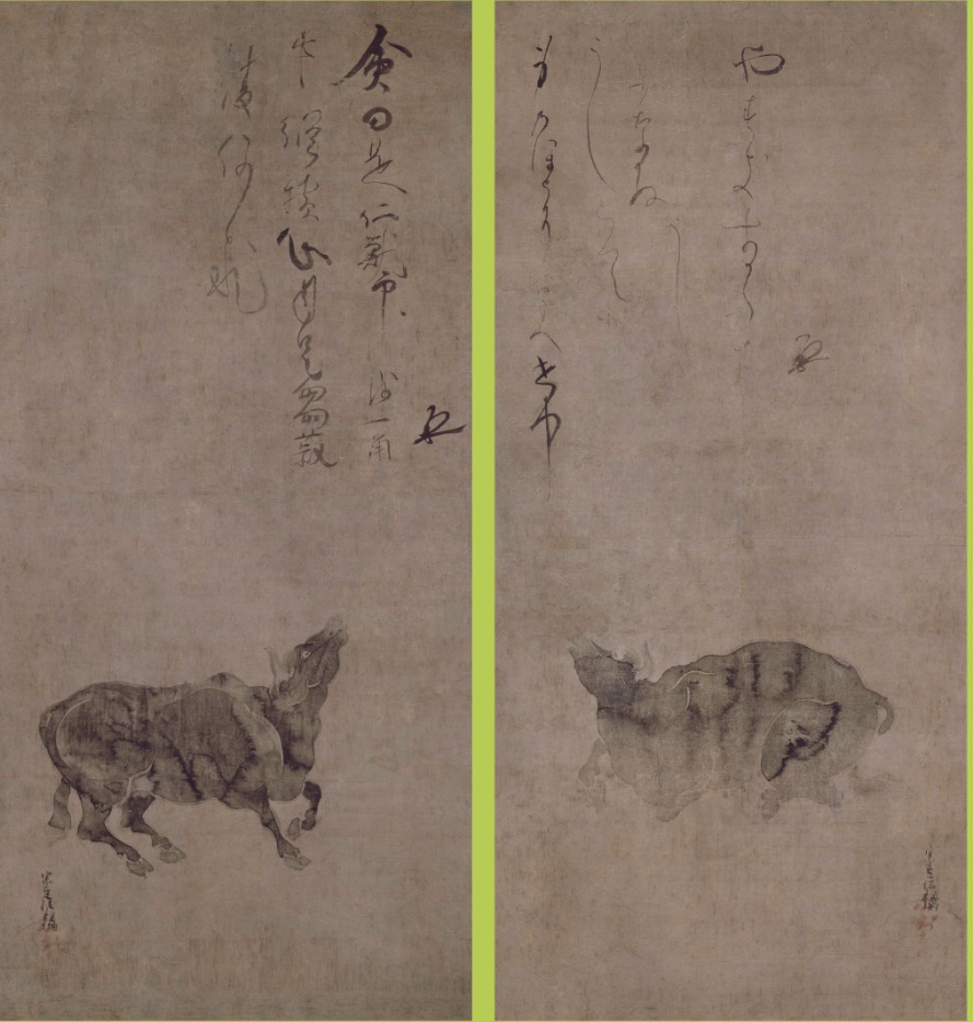 俵屋宗達《牛図》（頂妙寺蔵）【前期展示】